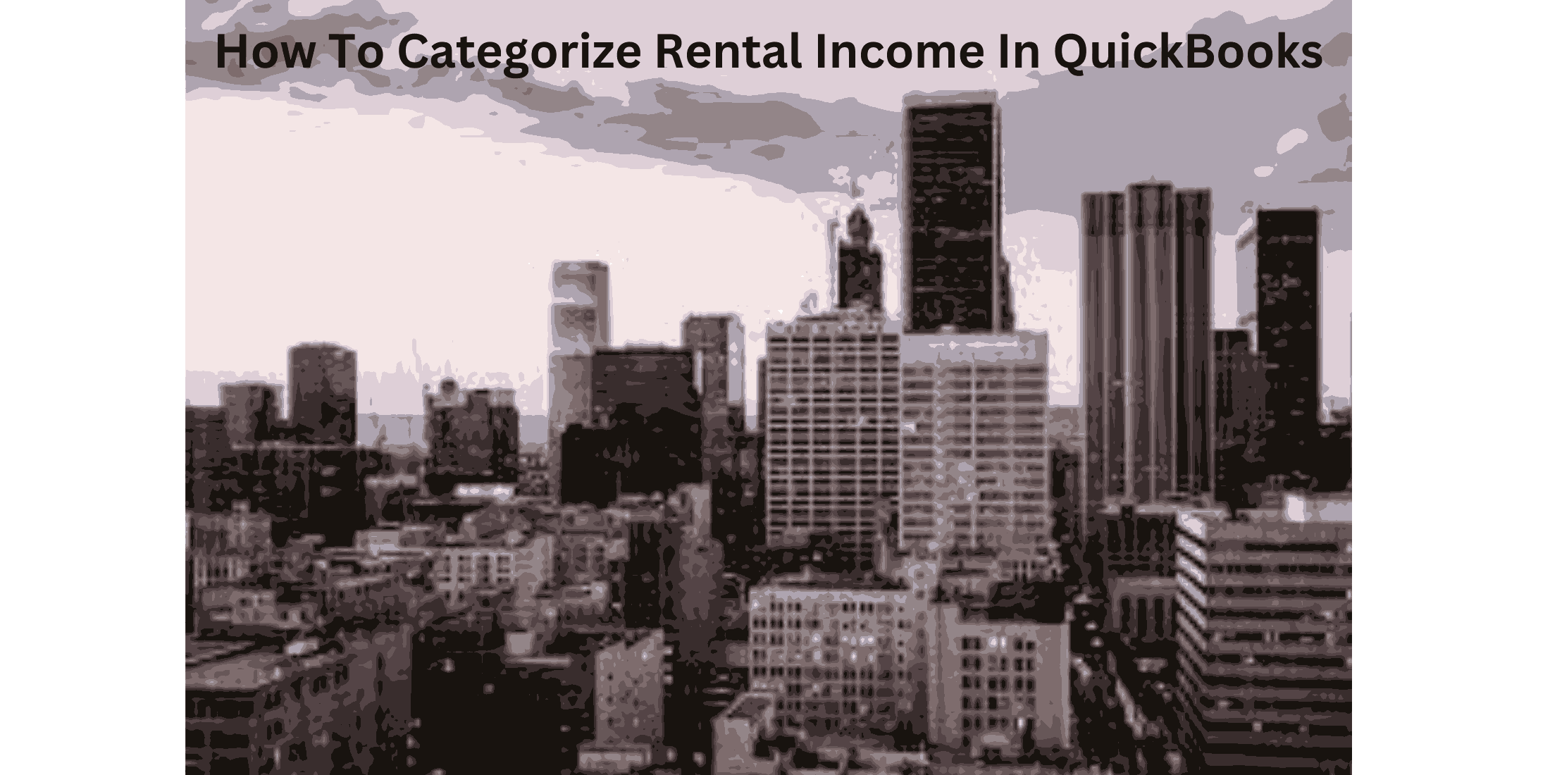 how to categorize rental income in quickbooks